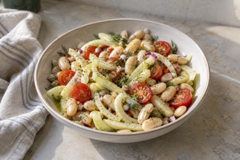 White bean, fennel and lemon salad